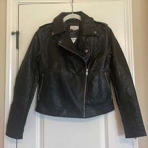 Loft faux leather jacket